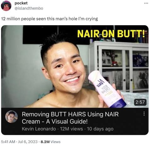 kevin leonardo nair|Kevin Leonardo Discusses His Viral Nair Video, Safe Bottoming。